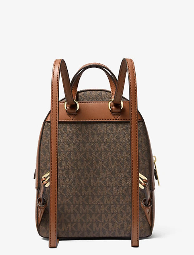 Michael Kors Jaycee Extra-Small Signature Logo Backpack 35T2G8TB1B BROWN